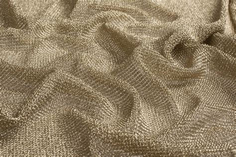 faux chain mail fabric